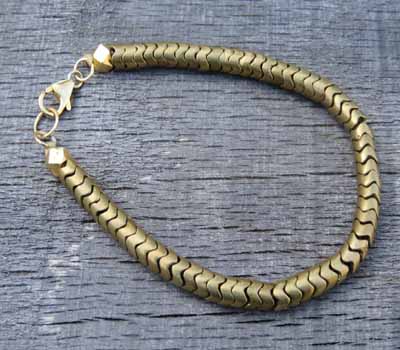 Brass Snake Charmers Bracelet